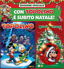 TOPOLINO 3341 con palla di Natale rossa 3341