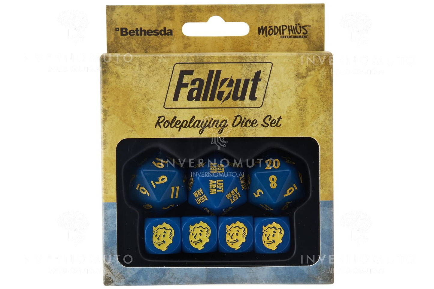 Fallout set di dadi del gioco di ruolo