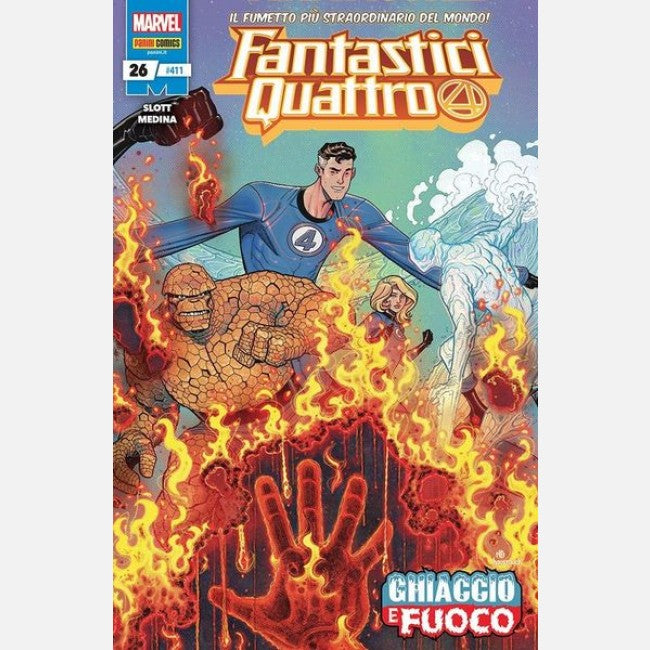Fantastici quattro nuovo inizio 411, PANINI COMICS, nuvolosofumetti,
