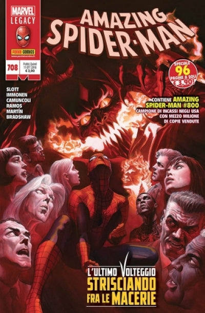 UOMO RAGNO-spider-man 708-PANINI COMICS- nuvolosofumetti.
