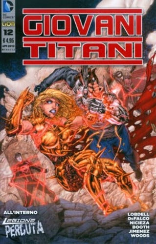 GIOVANI TITANI new 52 12-LION- nuvolosofumetti.