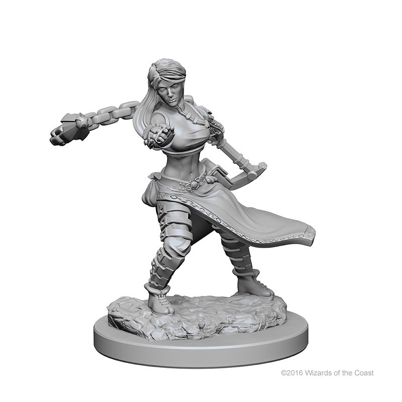 D&D MINIATURE Human Female Monk-WIZARD OF THE COAST- nuvolosofumetti.