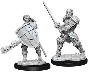 D&D Human Fighter, WIZKIDS/NECA, nuvolosofumetti,