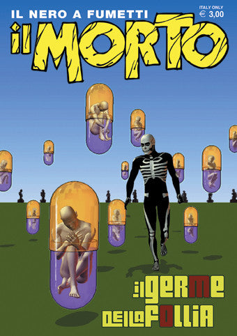 Il morto - il nero a fumetti 16-Menhir edizioni- nuvolosofumetti.
