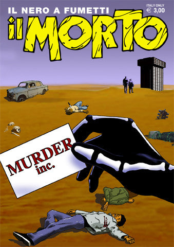 Il morto - il nero a fumetti 22-Menhir edizioni- nuvolosofumetti.