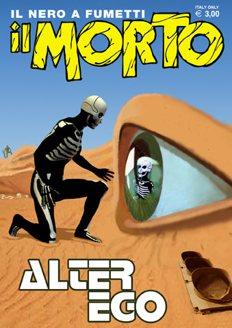 Il morto - il nero a fumetti 24-Menhir edizioni- nuvolosofumetti.