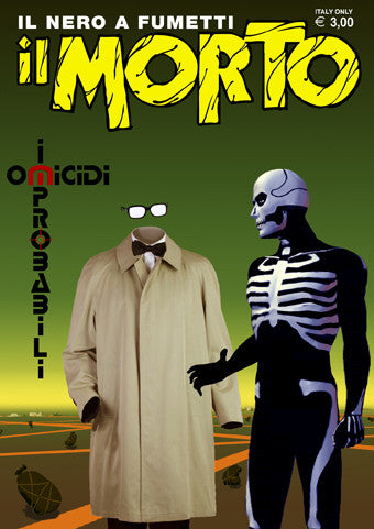 Il morto - il nero a fumetti 19-Menhir edizioni- nuvolosofumetti.