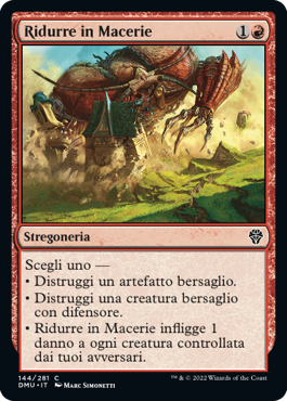 RIDURRE IN MACERIE  Dominaria Unita 144