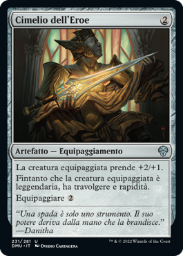 CIMELIO DELL'EROE  Dominaria Unita 231