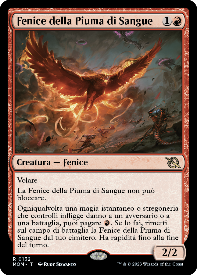 FENICE DELLA PIUMA DI SANGUE Avanzata delle macchine 132