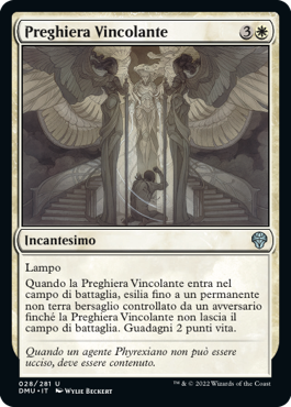 PREGHIERA VINCOLANTE FOIL  Dominaria Unita 417