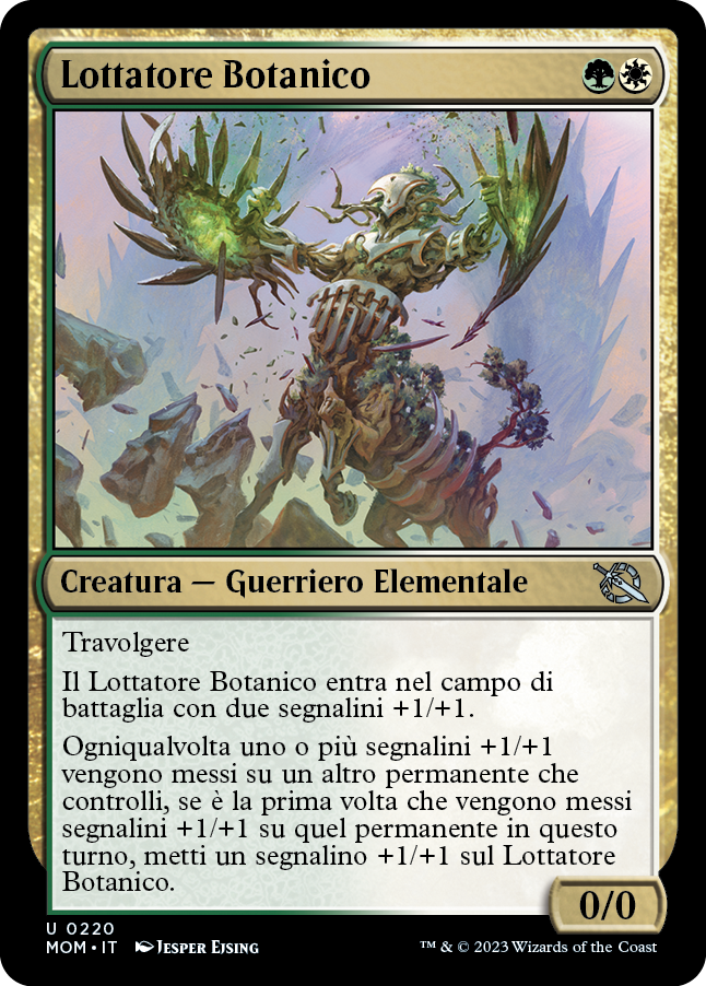 LOTTATORE BOTANICO Avanzata delle macchine 220