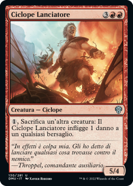 CICLOPE LANCIATORE  Dominaria Unita 130