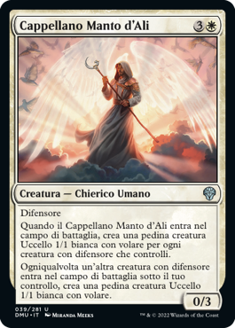 CAPPELLANO MANTO D'ALI  Dominaria Unita 39