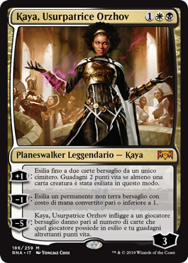 Kaya, Usurpatrice Orzhov Fedeltà di Ravnica 186