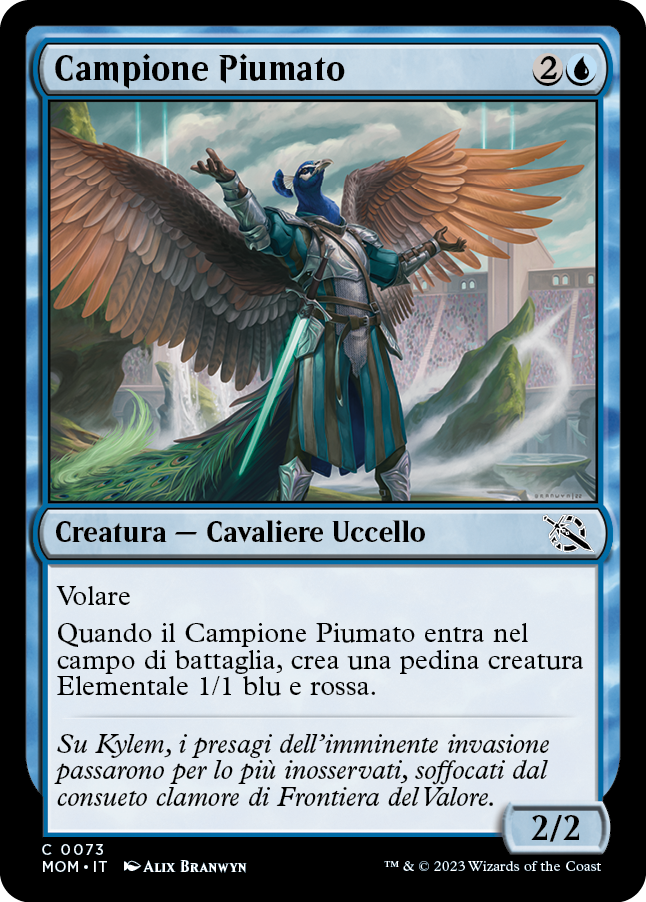 CAMPIONE PIUMATO  Avanzata delle macchine 73