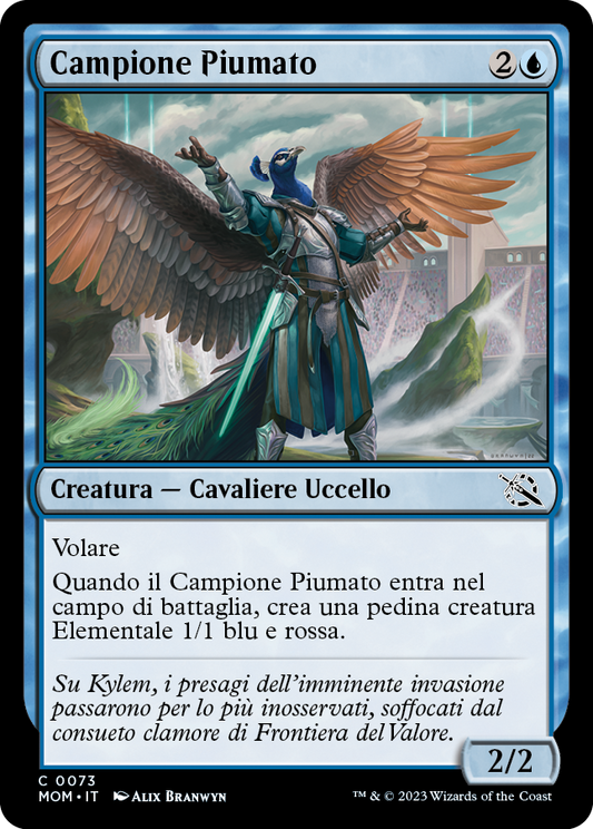 CAMPIONE PIUMATO  Avanzata delle macchine 73