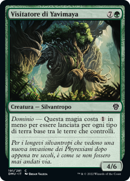 VISITATORE DI YAVIMAYA FOIL  Dominaria Unita 438