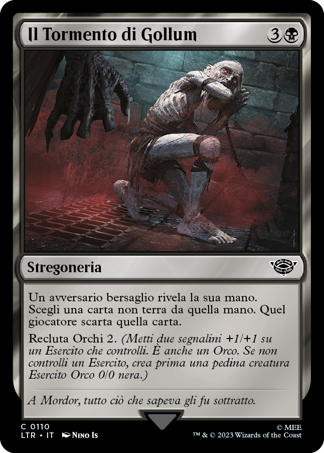 Wizard of the coast Signore degli anelli Magic Racconti terra di