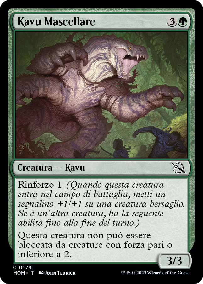 KAVU MASCELLARE Avanzata delle macchine 179