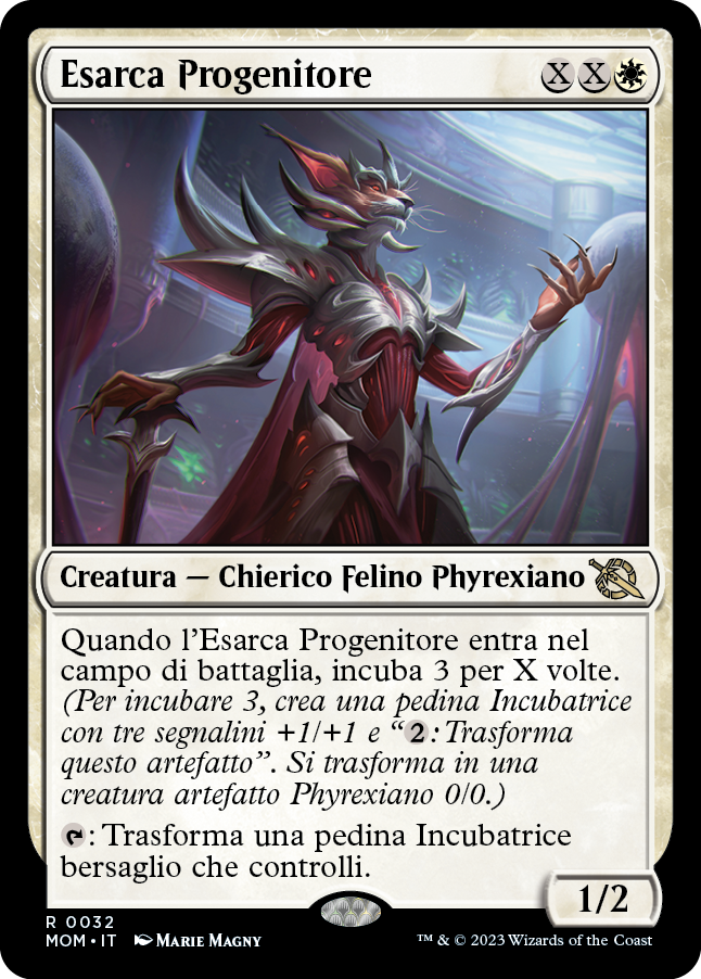ESARCA PROGENITORE Avanzata delle macchine 32