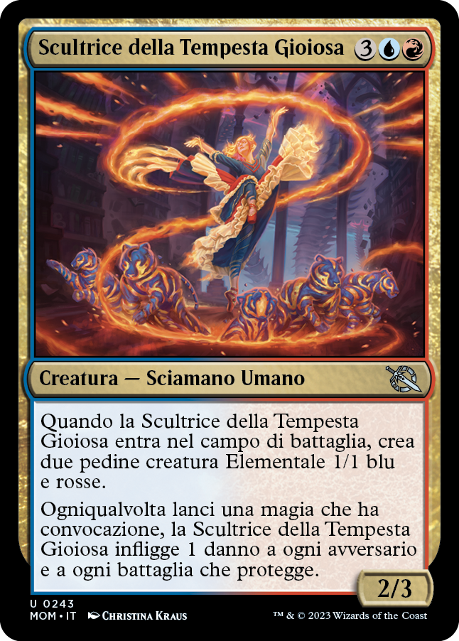 SCULTRICE DELLA TEMPESTA GIOIOSA Avanzata delle macchine 243