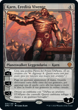 KARN, EREDITà VIVENTE  Dominaria Unita 1