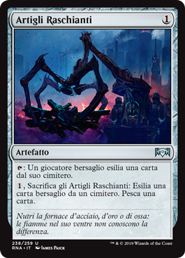 Artigli Raschianti Fedeltà di Ravnica 238-Wizard of the Coast- nuvolosofumetti.