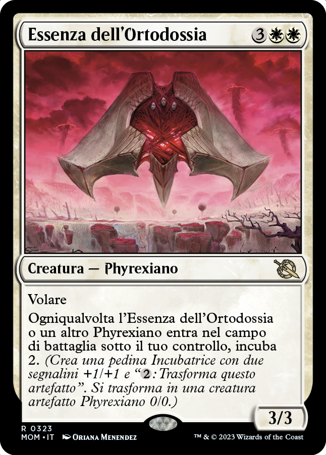 ESSENZA DELL'ORTODOSSIA Avanzata delle macchine 323