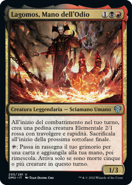 LAGOMOS, MANO DELL'ODIO  Dominaria Unita 205