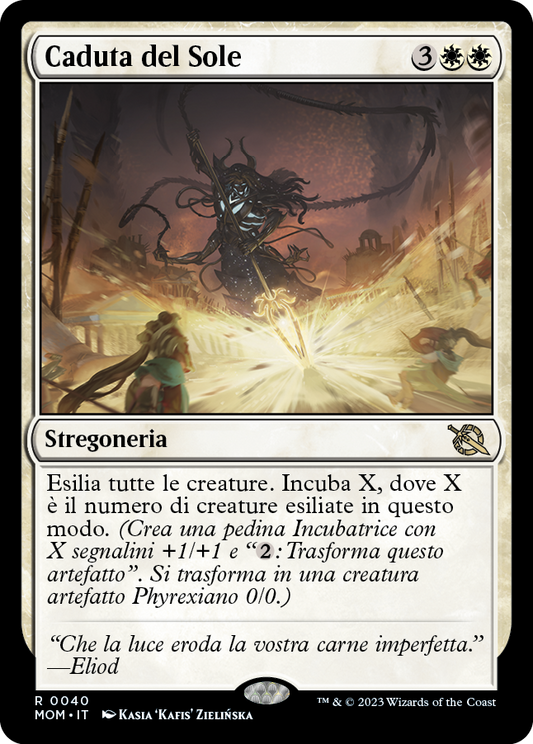 CADUTA DEL SOLE  Avanzata delle macchine 40