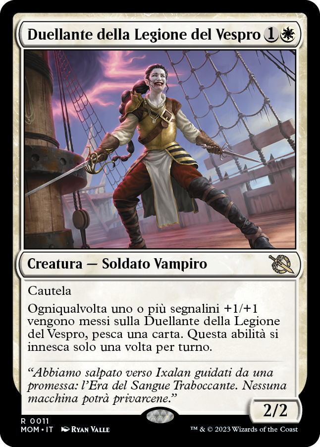 DUELLANTE DELLA LEGIONE DEL VESPRO Avanzata delle macchine 11