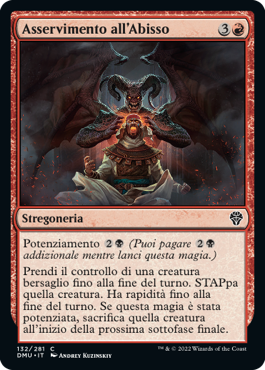 ASSERVIMENTO ALL'ABISSO Dominaria Unita 132