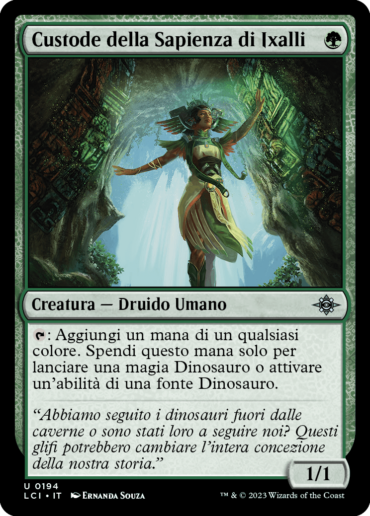Le caverne perdute di Ixalan 194 CUSTODE DELLA SAPIENZA DI IXALLI