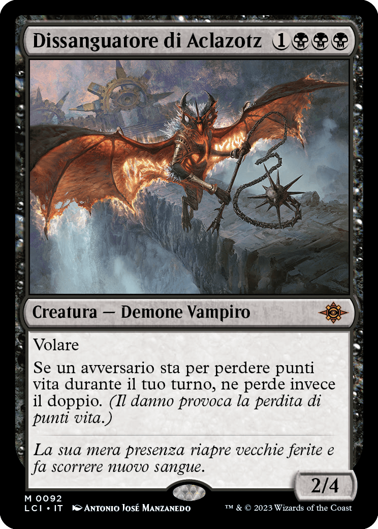 Le caverne perdute di Ixalan 92 DISSANGUATORE DI ACLAZOTZ