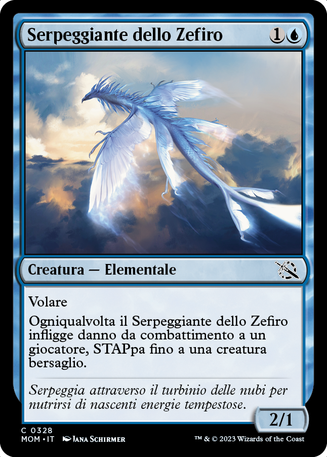 SERPEGGIANTE DELLO ZEFIRO Avanzata delle macchine 328