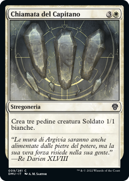 CHIAMATA DEL CAPITANO  Dominaria Unita 9