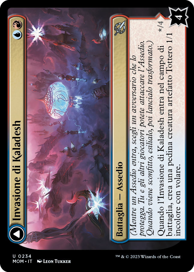 INVASIONE DI KALADESH / ALA D'ETERE, AMMIRAGLIA SCAGLIA D'ORO Avanzata delle macchine 234