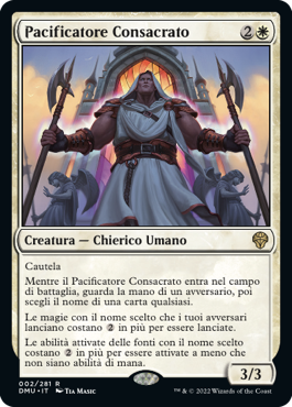 PACIFICATORE CONSACRATO  Dominaria Unita 2