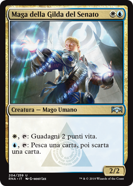 Maga della Gilda del Senato Fedeltà di Ravnica 204-Wizard of the Coast- nuvolosofumetti.