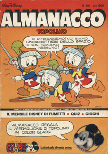 ALMANACCO TOPOLINO 309