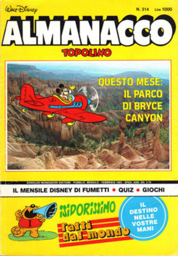 ALMANACCO TOPOLINO 314