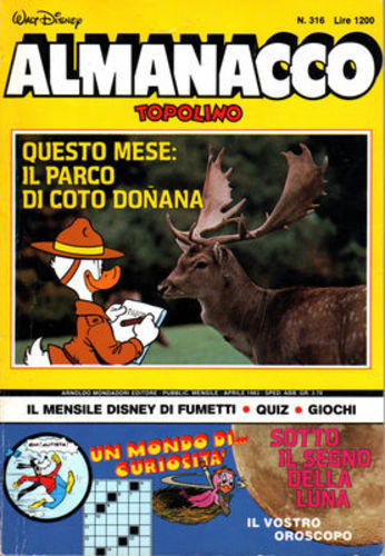 ALMANACCO TOPOLINO 316