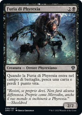 FURIA DI PHYREXIA FOIL  Dominaria Unita 428