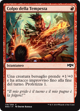 Colpo della Tempesta  Fedeltà di Ravnica 119-Wizard of the Coast- nuvolosofumetti.