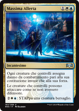Massima Allerta  Fedeltà di Ravnica 182-Wizard of the Coast- nuvolosofumetti.