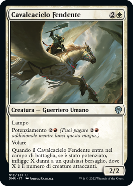 CAVALCACIELO FENDENTE  Dominaria Unita 12