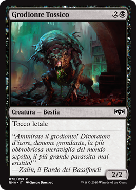 Grodionte Tossico  Fedeltà di Ravnica 78-Wizard of the Coast- nuvolosofumetti.