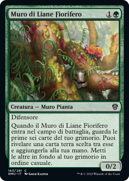 MURO DI LIANE FIORIFERO  Dominaria Unita 163