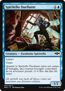 Spiritello Duellante  Fedeltà di Ravnica 39-Wizard of the Coast- nuvolosofumetti.